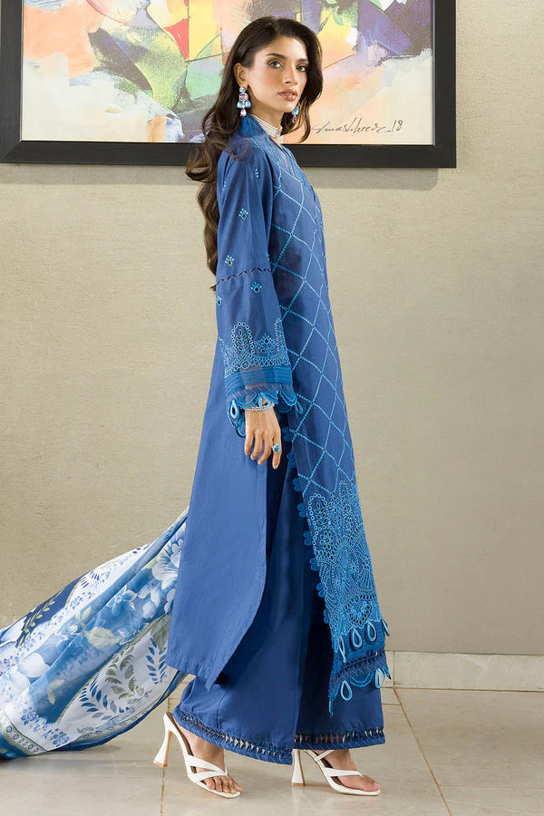 Embroidered Shirt Shalwar Dupatta - 0076