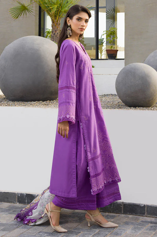 Embroidered Shirt Shalwar Dupatta - 0077