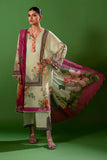 Unstitched Lawn 3 Piece Suit - 10B