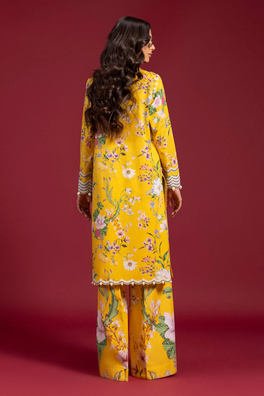 Unstitched Lawn 3 Piece Suit - 14A