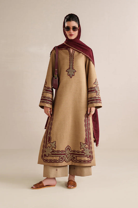 UE-583 Embroidered Khaddar