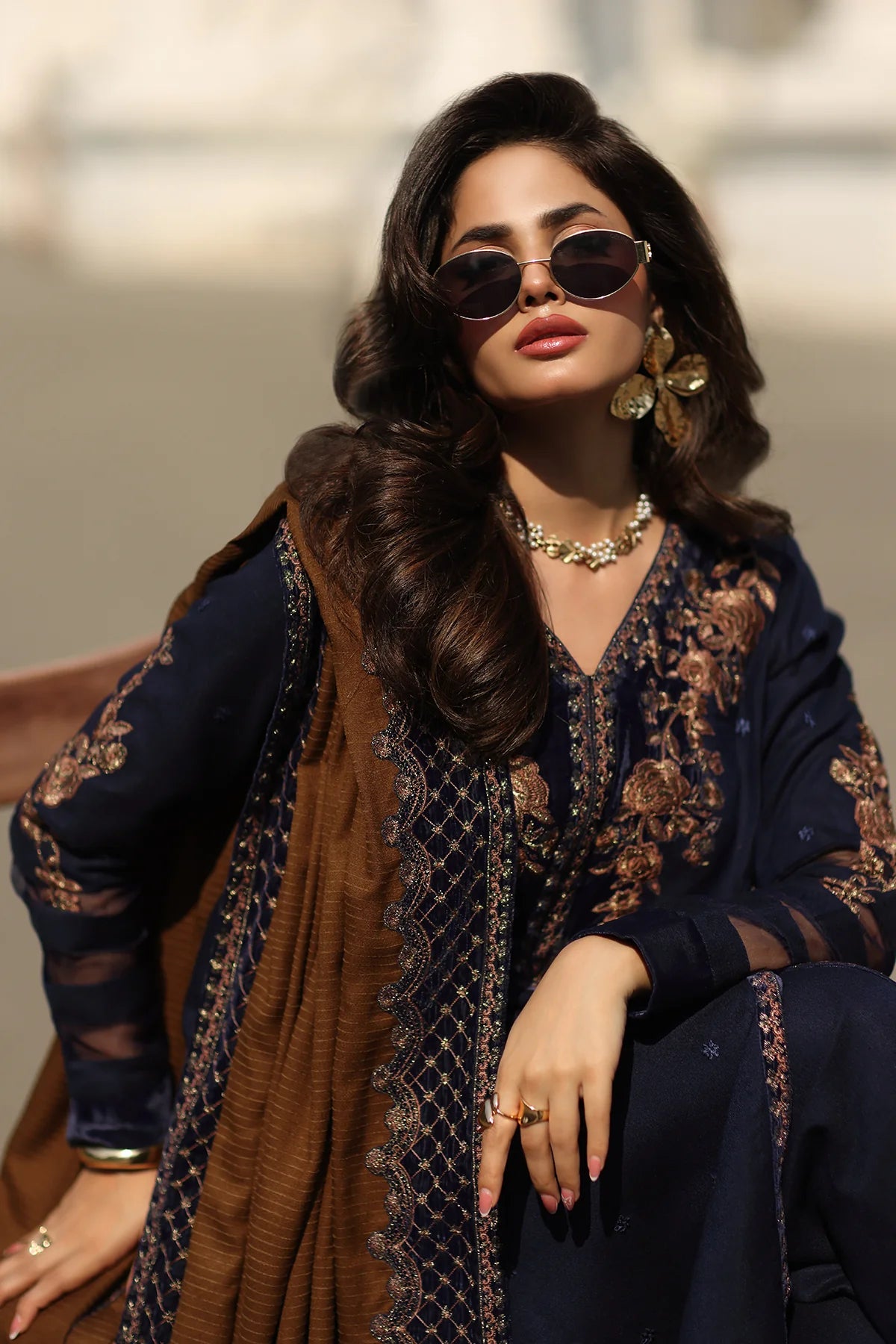 3-PC Unstitched Peach Leather with Velvet CSW5-01