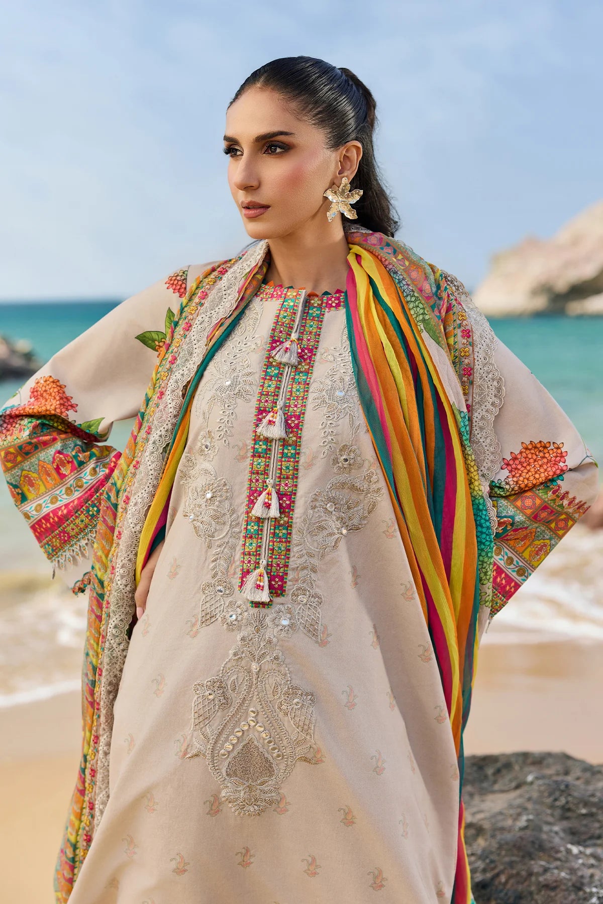 3-PC Unstitched Embroidered Lawn Collection CSN6-10