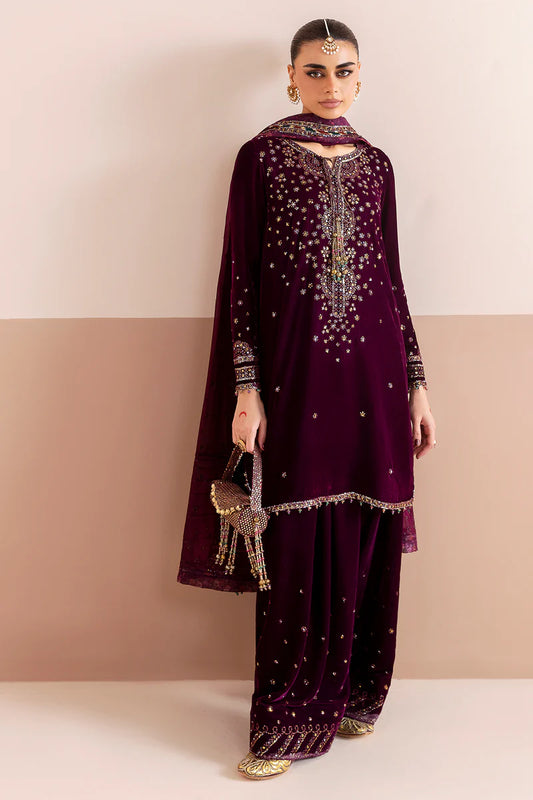 Embroidered Velvet Formal CVF D-05
