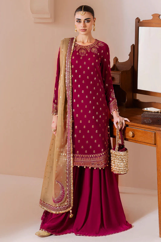 Embroidered Velvet Formal CVF D-11