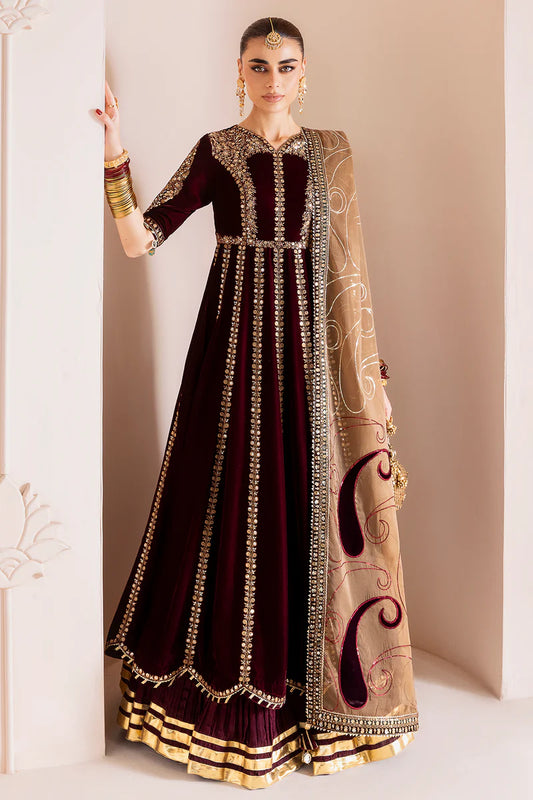 Embroidered Velvet Formal CVF D-12