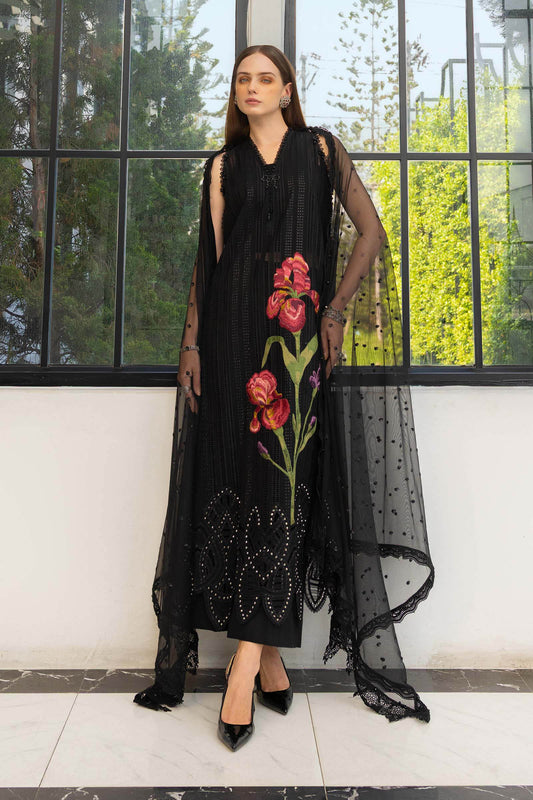 3 Piece Unstitched Embroidered Lawn Suit | EL-26-10