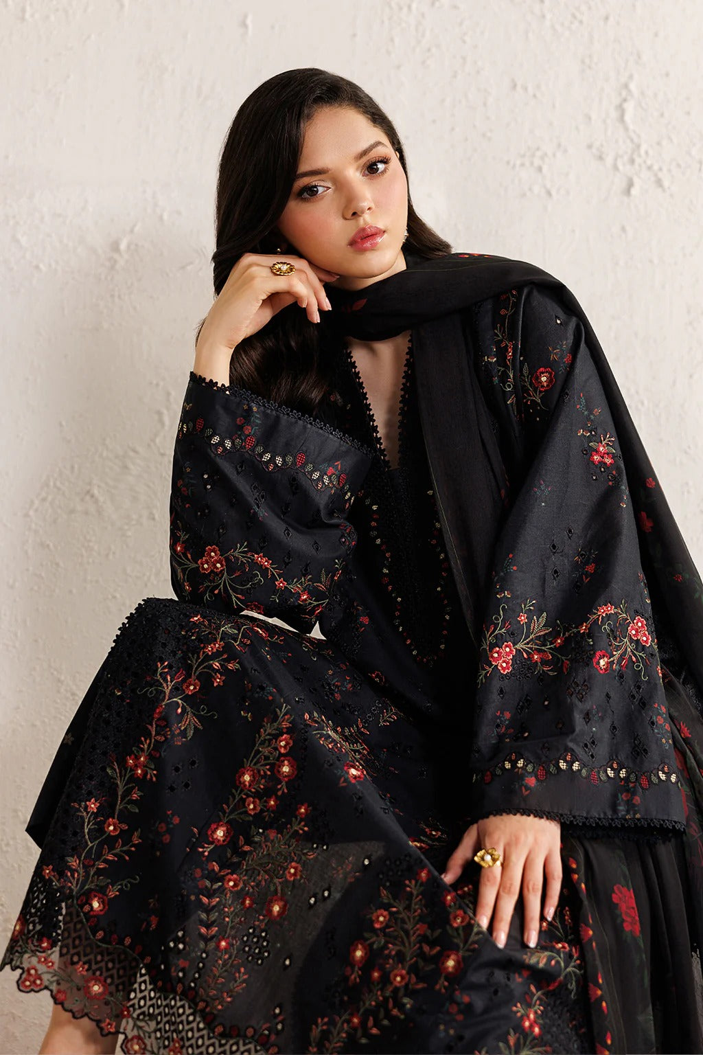 IBE-11 Embroidered Lawn