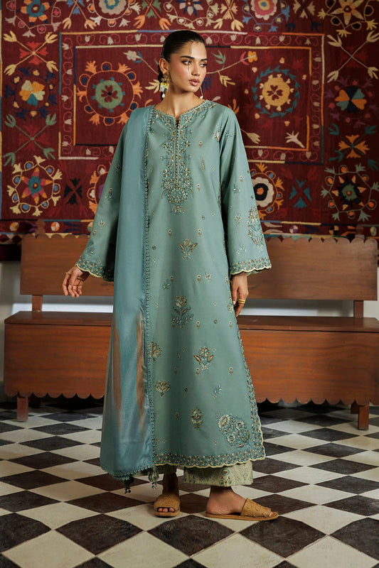 IPF-24 Embroidered Printed Viscose Linen