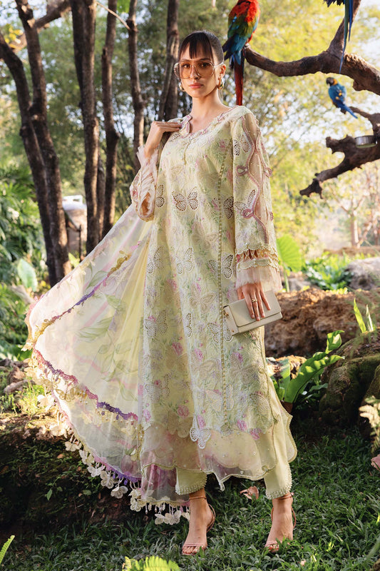 3 Piece Unstitched Embroidered Lawn Suit | MPT-2901-B