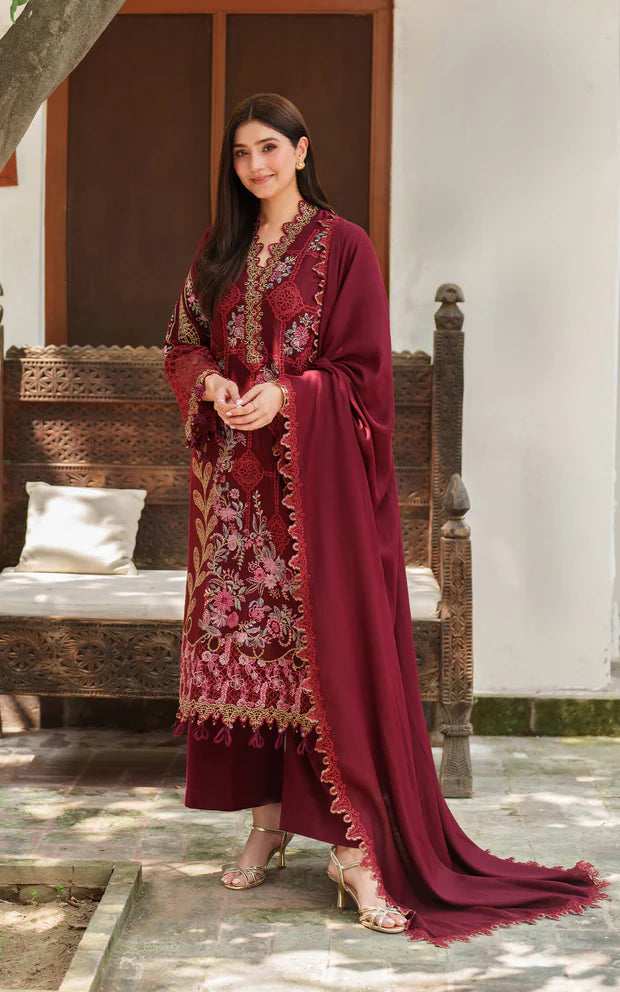 Mira LWC25-05 | 3pcs Embroidered Unstitched Winter