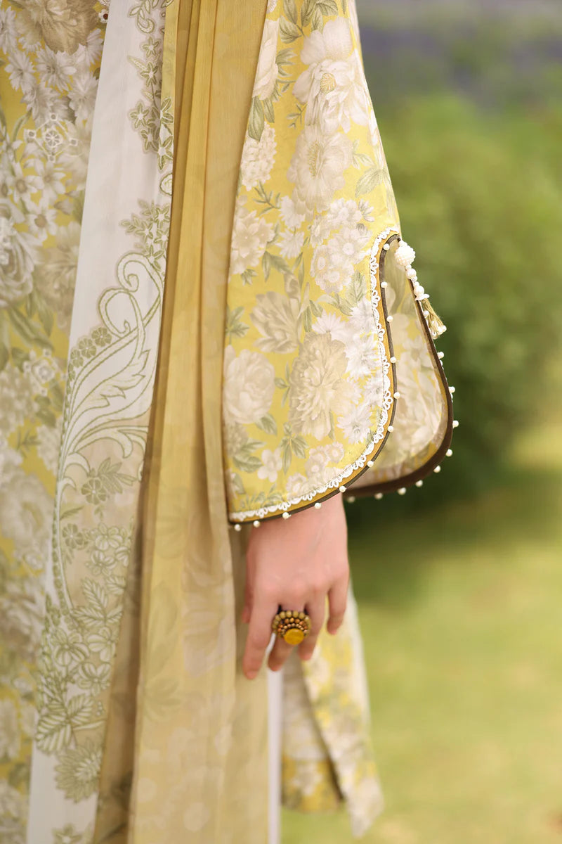 EMBROIDERED PRINTED LAWN UF-4229