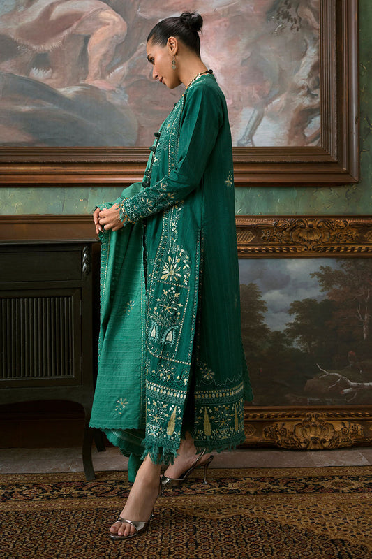 3 Piece Embroidered Suit | W-FB-WH-26-487540