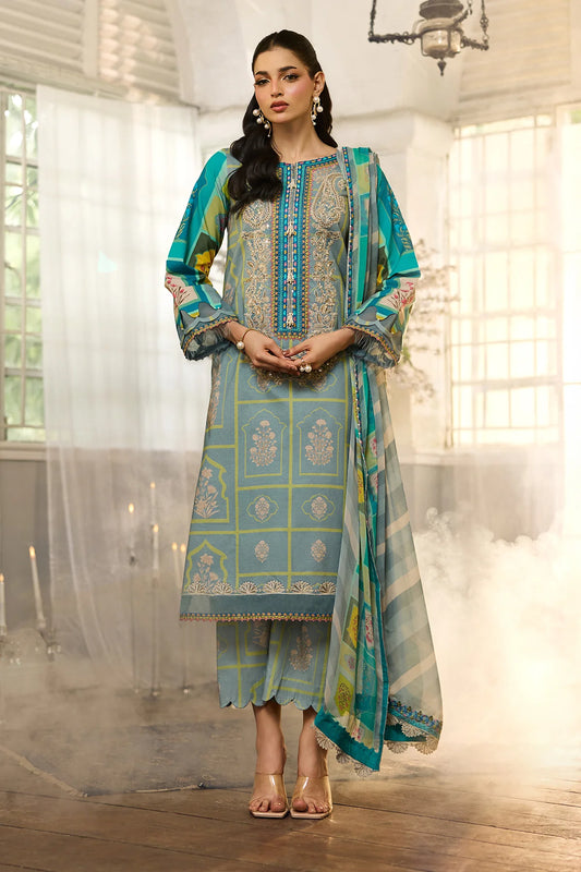 3-PC Unstitched Embroidered Lawn Collection CSN6-13