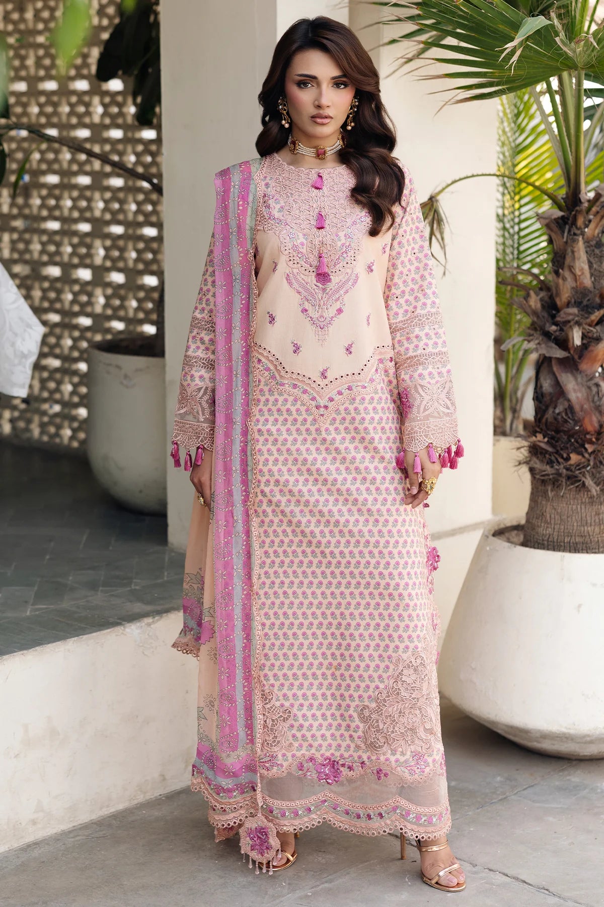 3-PC Unstitched Embroidered Lawn Collection CSN6-12
