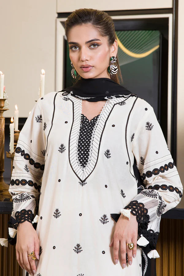 Embroidered Shirt Shalwar Dupatta - 0071