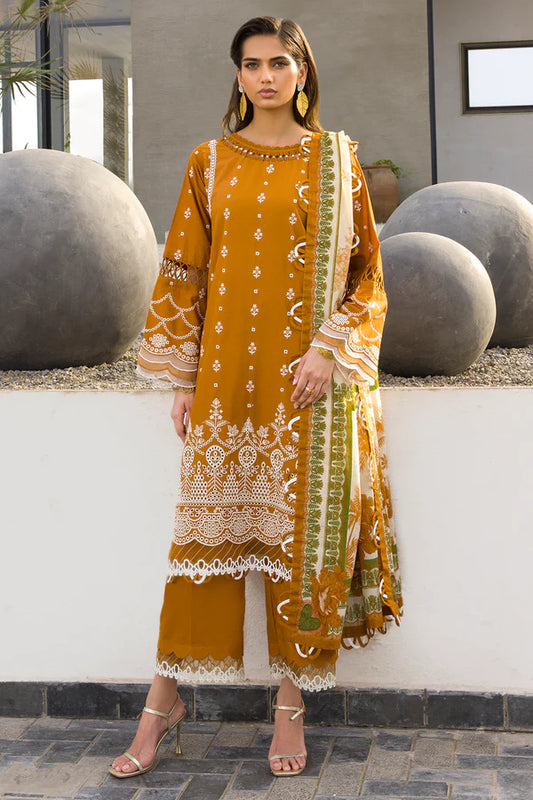 Embroidered Shirt Shalwar Dupatta - 0074