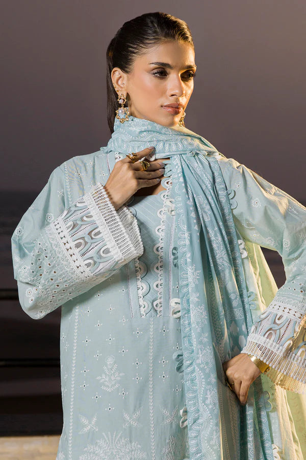 Embroidered Shirt Shalwar Dupatta - 0079