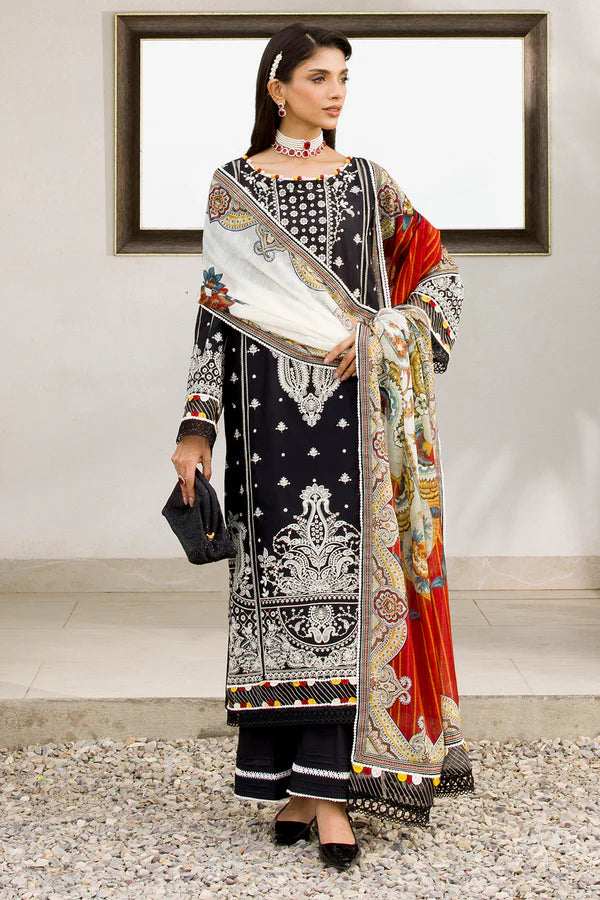 Embroidered Shirt Shalwar Dupatta - 0080