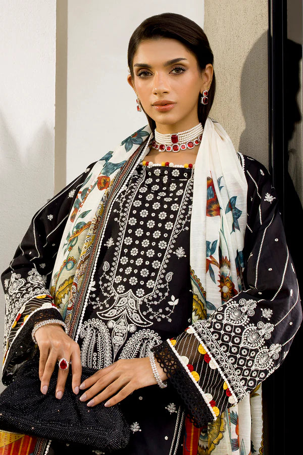 Embroidered Shirt Shalwar Dupatta - 0080