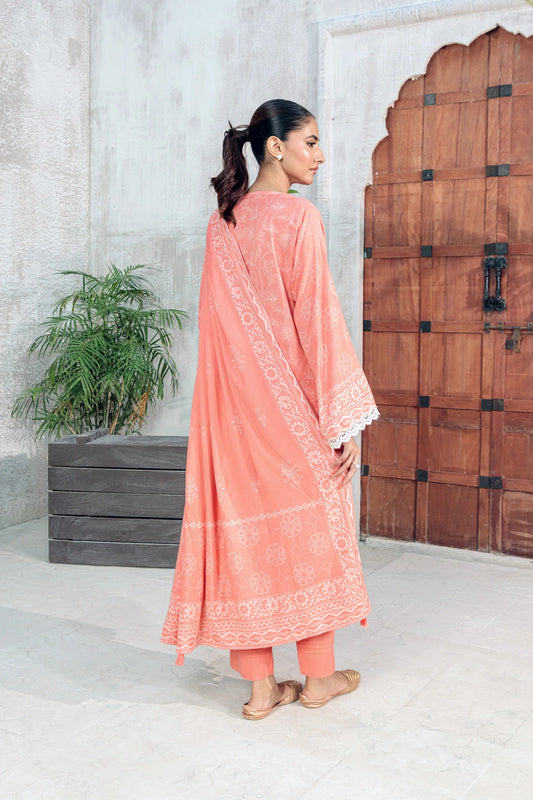 03 Piece Unstitched Pashmina Printed