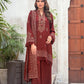 03 Piece Unstitched Pashmina Printed