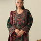 AJULK-04 Embroidered Rod Unstitched 3 Pcs