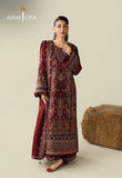 AJULK-08 Embroidered Rod Unstitched 3 Pcs