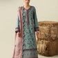 AJULK-03 Embroidered Rod Unstitched 3 Pcs