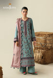 AJULK-03 Embroidered Rod Unstitched 3 Pcs