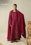 AJULK-07 Embroidered Rod Unstitched 3 Pcs