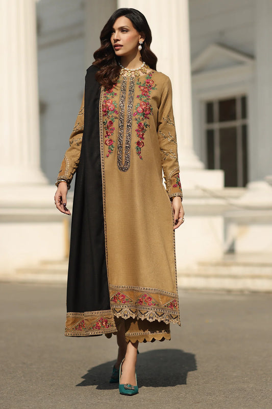 3-PC Unstitched Peach Leather with Velvet CSW5-05