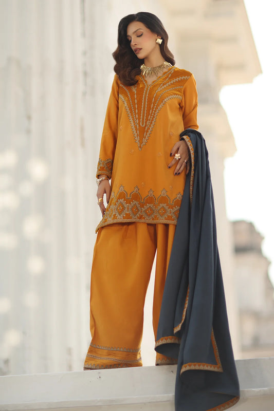 3-PC Unstitched Peach Leather with Velvet CSW5-08