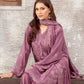 03 Piece Unstitched Pashmina Printed