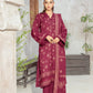 03 Piece Unstitched Pashmina Printed
