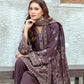 03 Piece Unstitched Pashmina Printed