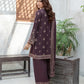 03 Piece Unstitched Pashmina Printed