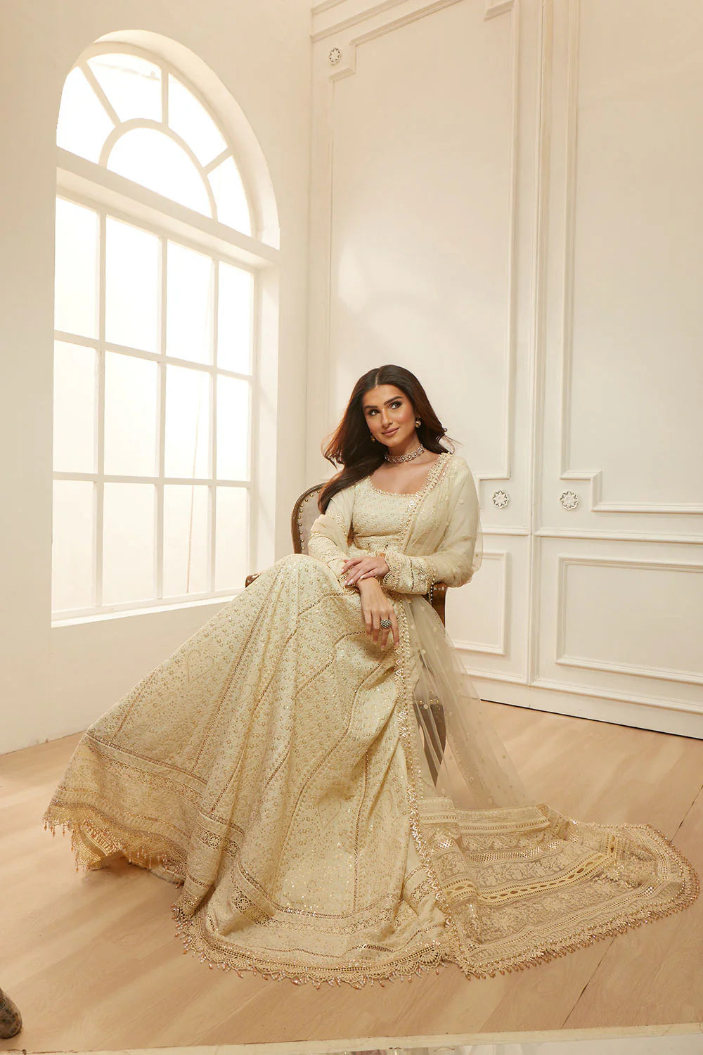 Design 1A Luxury Lawn Eid Edition 2026 Unstitched