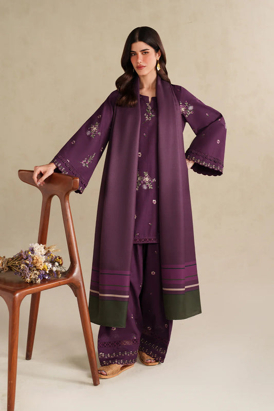 UE-576 Embroidered Khaddar