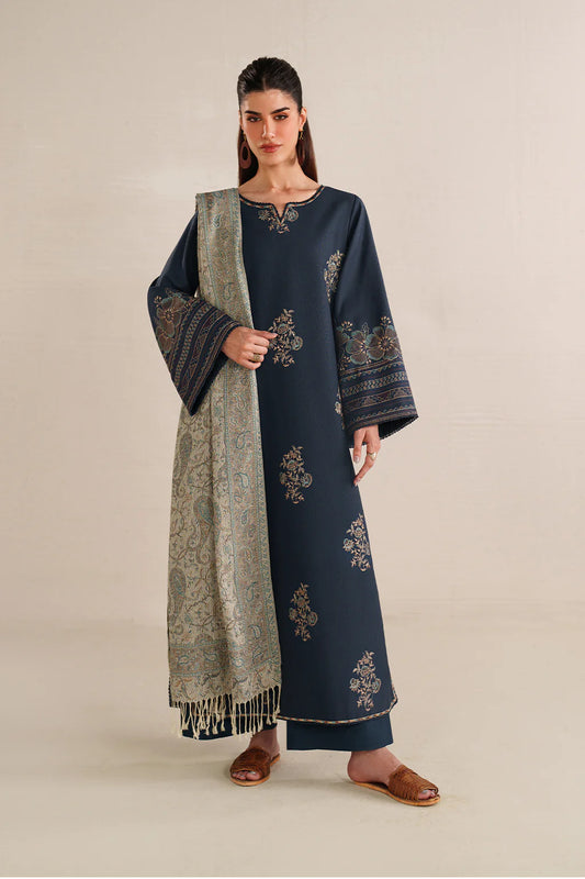 UE-586 Embroidered Khaddar