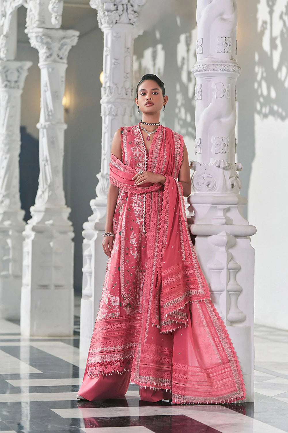 Design 8B Luxury Lawn Eid Edition 2026 Unstitched