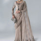Unstitched Embroidered Chiffon Saree | BD - 3103