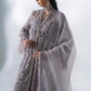 3 Piece Unstitched Embroidered Organza Suit | BD - 3105