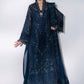 3 Piece Unstitched Embroidered Organza Suit | BD - 3106