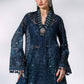 3 Piece Unstitched Embroidered Organza Suit | BD - 3106