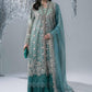 3 Piece Unstitched Embroidered Organza Suit | BD - 3107