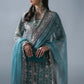 3 Piece Unstitched Embroidered Organza Suit | BD - 3107