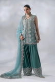 3 Piece Unstitched Embroidered Organza Suit | BD - 3107