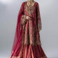 3 Piece Unstitched Embroidered Organza Suit | BD - 3108