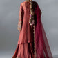 3 Piece Unstitched Embroidered Organza Suit | BD - 3108
